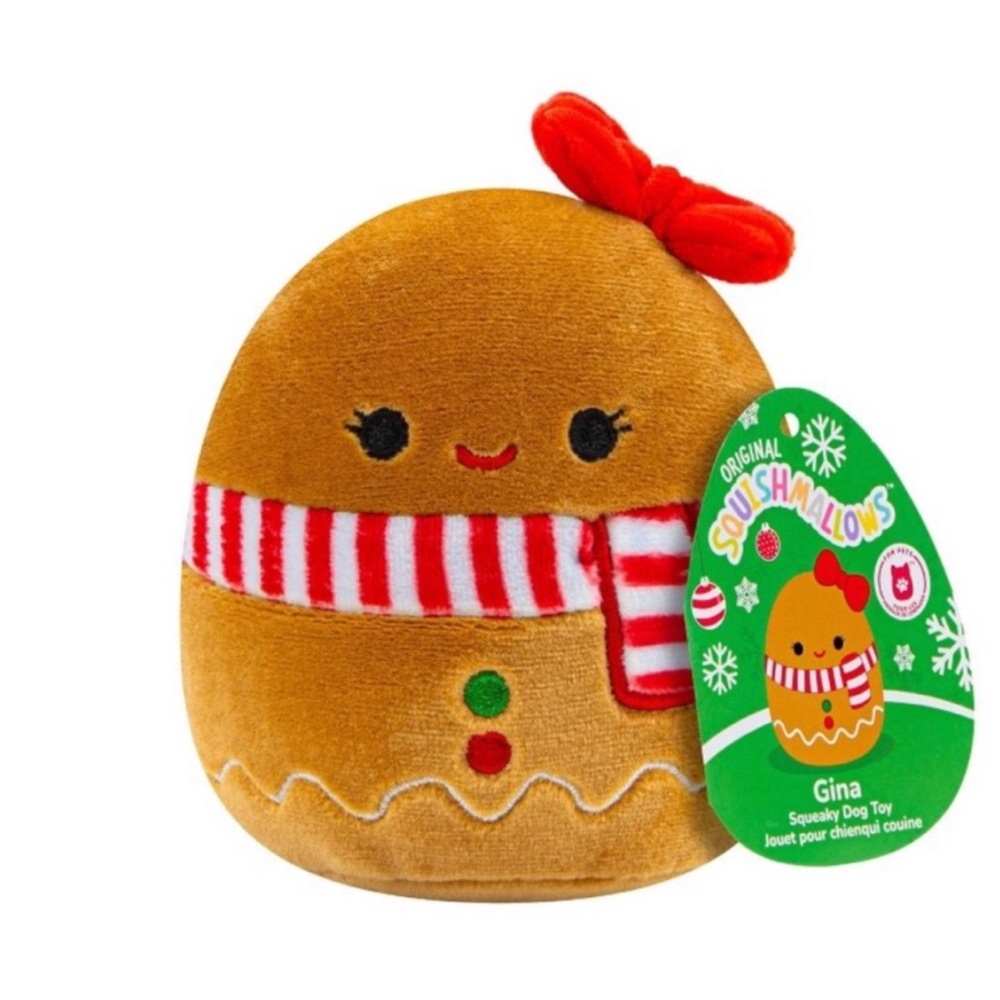 Gina the Dog Toy Squishmallows 4” NWT